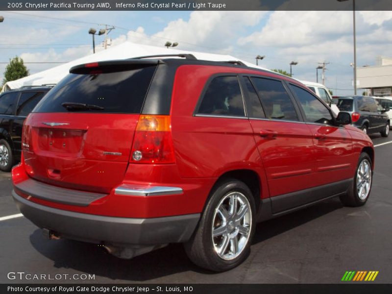Inferno Red Crystal Pearl / Light Taupe 2005 Chrysler Pacifica Touring AWD
