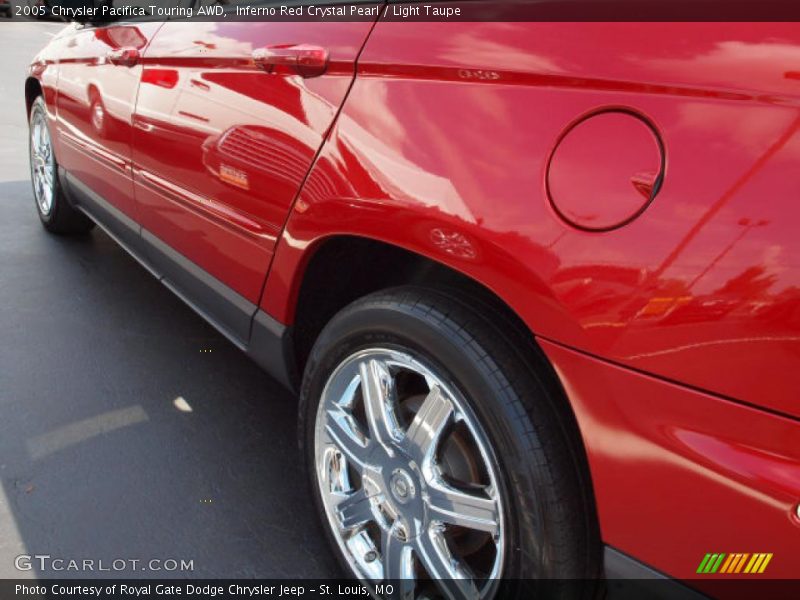 Inferno Red Crystal Pearl / Light Taupe 2005 Chrysler Pacifica Touring AWD