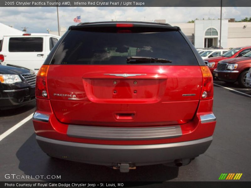 Inferno Red Crystal Pearl / Light Taupe 2005 Chrysler Pacifica Touring AWD