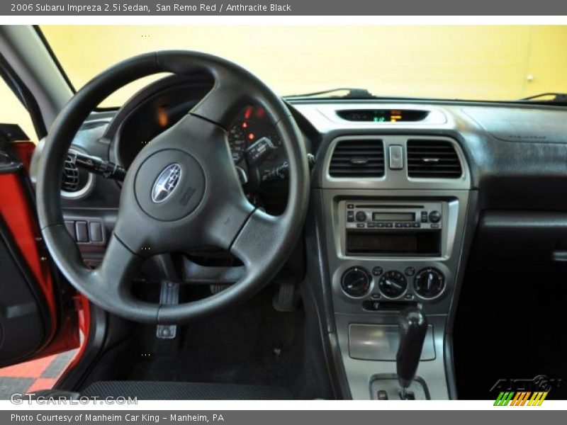 San Remo Red / Anthracite Black 2006 Subaru Impreza 2.5i Sedan