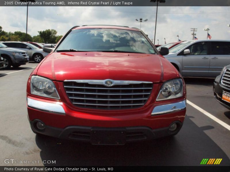 Inferno Red Crystal Pearl / Light Taupe 2005 Chrysler Pacifica Touring AWD