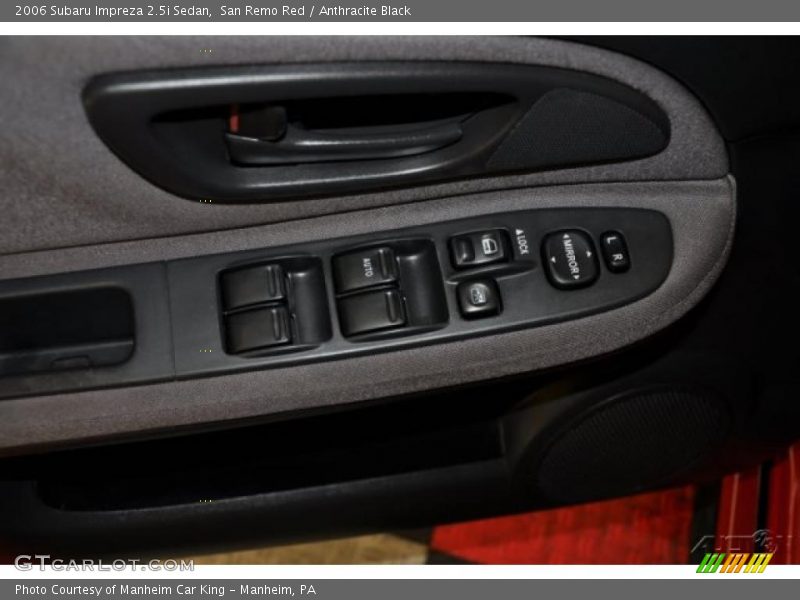 San Remo Red / Anthracite Black 2006 Subaru Impreza 2.5i Sedan