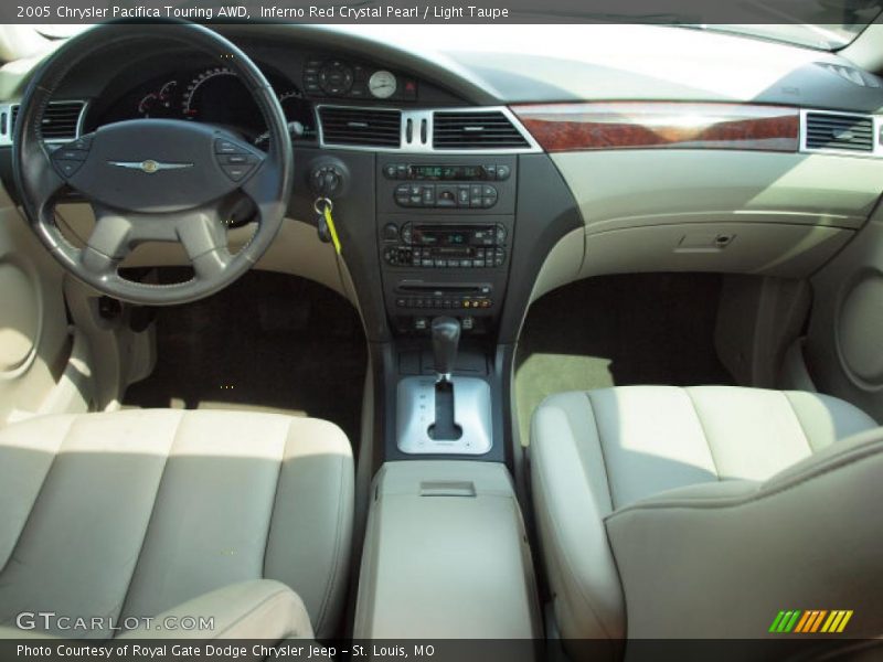 Inferno Red Crystal Pearl / Light Taupe 2005 Chrysler Pacifica Touring AWD