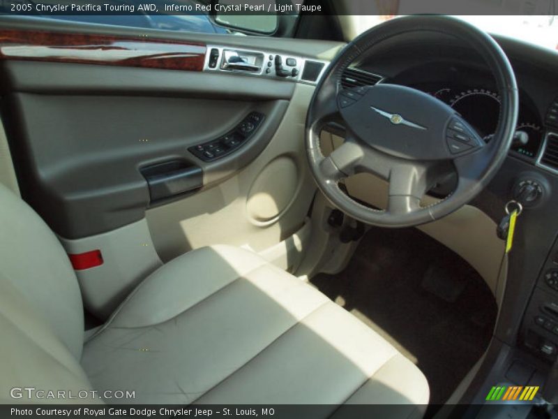 Inferno Red Crystal Pearl / Light Taupe 2005 Chrysler Pacifica Touring AWD