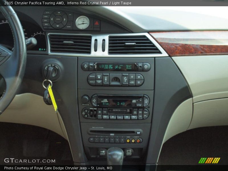 Inferno Red Crystal Pearl / Light Taupe 2005 Chrysler Pacifica Touring AWD