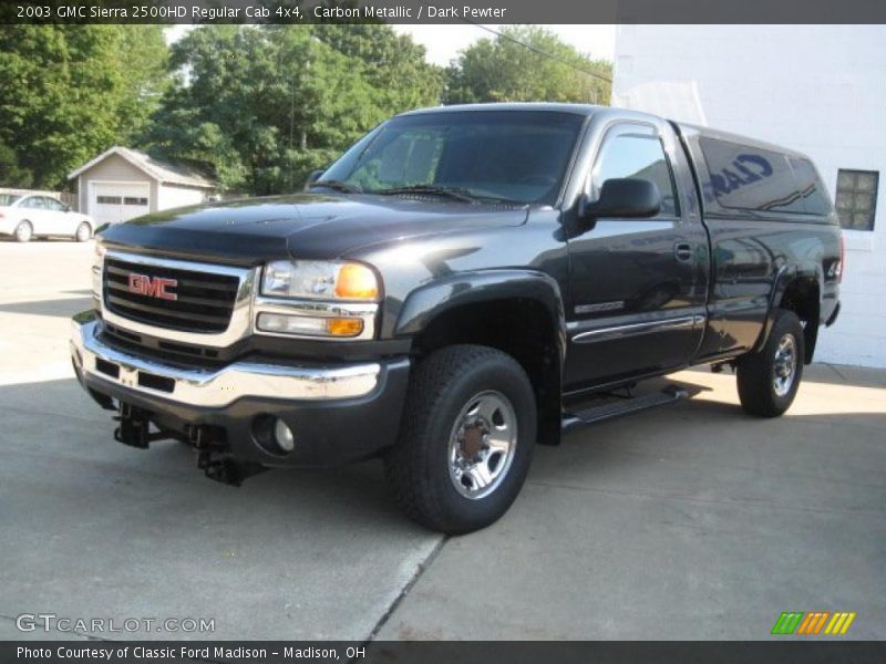 Carbon Metallic / Dark Pewter 2003 GMC Sierra 2500HD Regular Cab 4x4