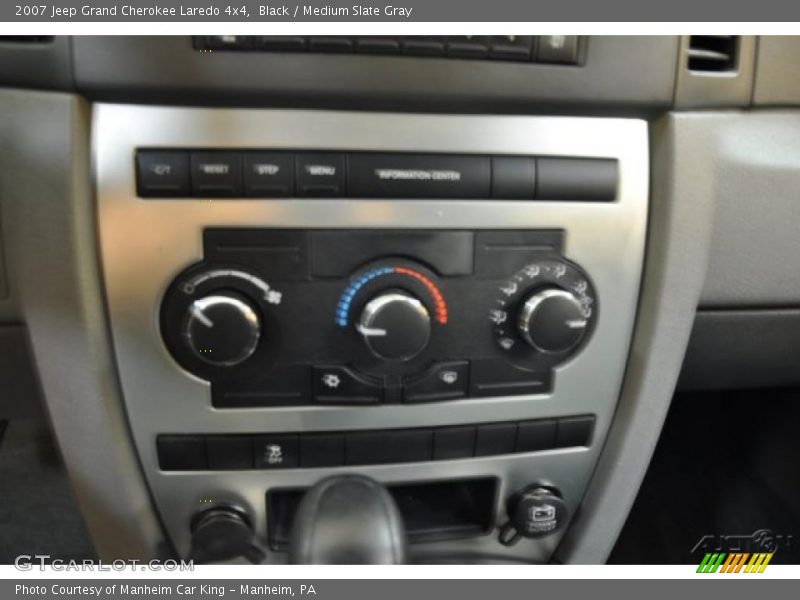 Black / Medium Slate Gray 2007 Jeep Grand Cherokee Laredo 4x4
