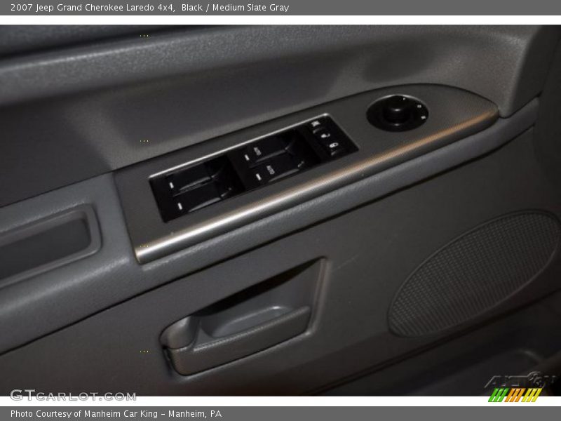 Black / Medium Slate Gray 2007 Jeep Grand Cherokee Laredo 4x4