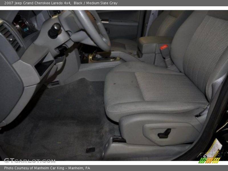 Black / Medium Slate Gray 2007 Jeep Grand Cherokee Laredo 4x4