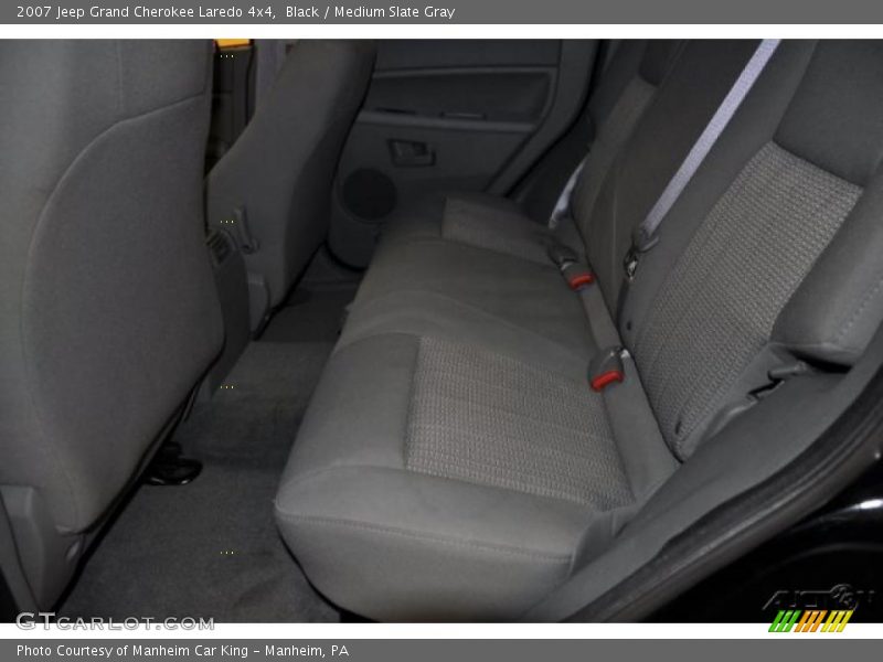 Black / Medium Slate Gray 2007 Jeep Grand Cherokee Laredo 4x4