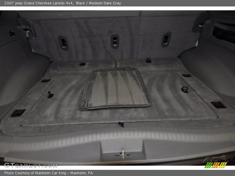 Black / Medium Slate Gray 2007 Jeep Grand Cherokee Laredo 4x4