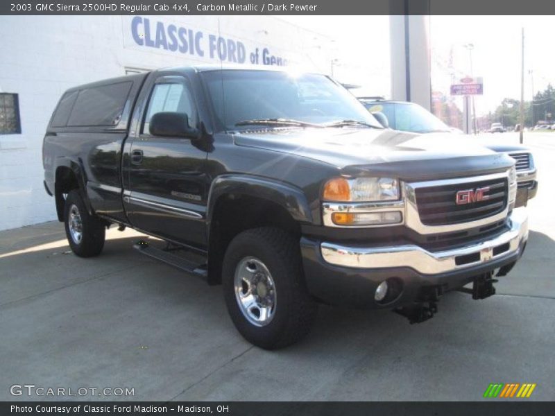 Carbon Metallic / Dark Pewter 2003 GMC Sierra 2500HD Regular Cab 4x4