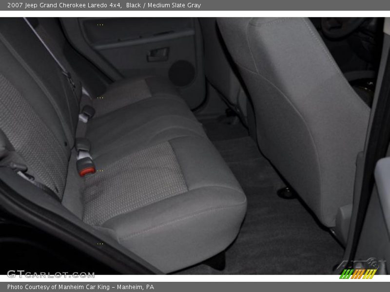 Black / Medium Slate Gray 2007 Jeep Grand Cherokee Laredo 4x4