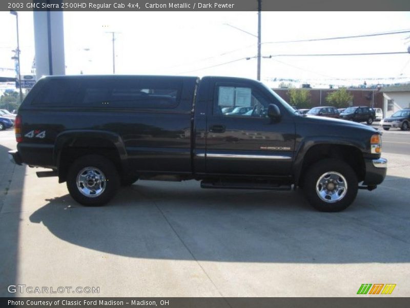 Carbon Metallic / Dark Pewter 2003 GMC Sierra 2500HD Regular Cab 4x4