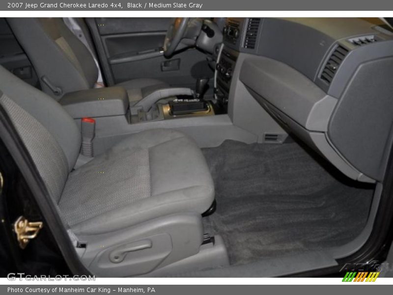 Black / Medium Slate Gray 2007 Jeep Grand Cherokee Laredo 4x4