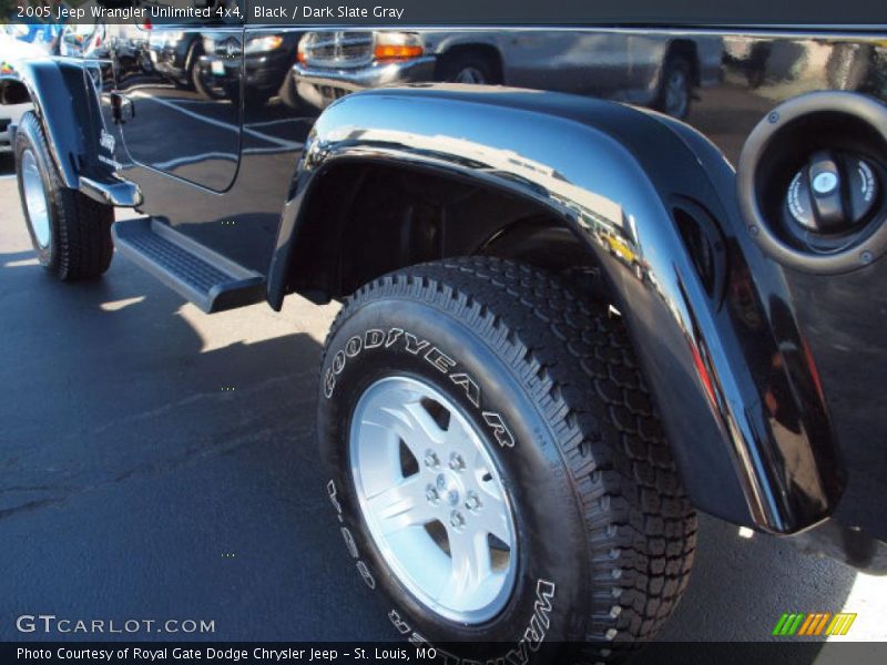 Black / Dark Slate Gray 2005 Jeep Wrangler Unlimited 4x4
