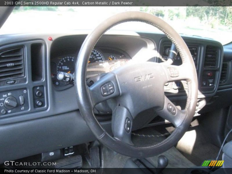 Carbon Metallic / Dark Pewter 2003 GMC Sierra 2500HD Regular Cab 4x4