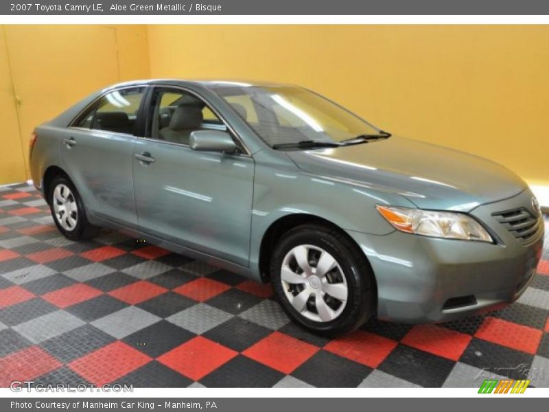 Aloe Green Metallic / Bisque 2007 Toyota Camry LE