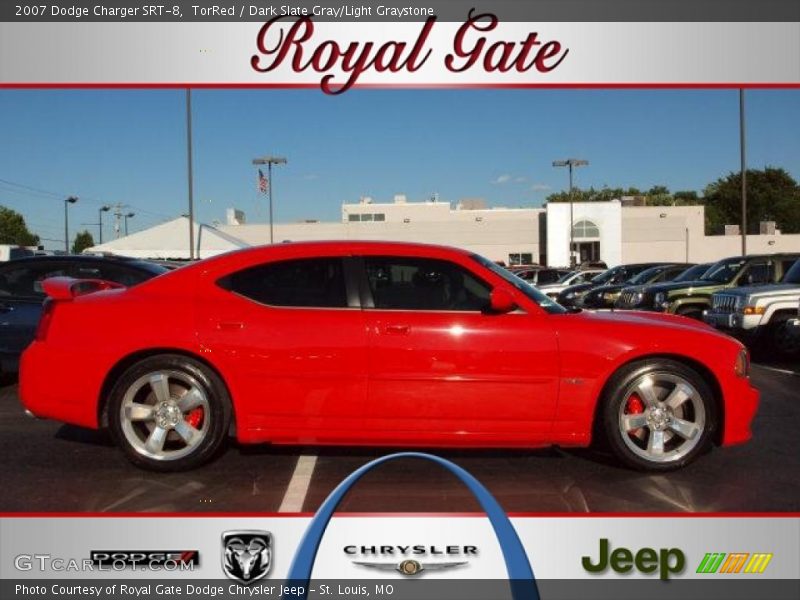 TorRed / Dark Slate Gray/Light Graystone 2007 Dodge Charger SRT-8