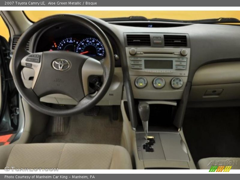Aloe Green Metallic / Bisque 2007 Toyota Camry LE