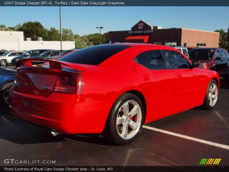 TorRed / Dark Slate Gray/Light Graystone 2007 Dodge Charger SRT-8
