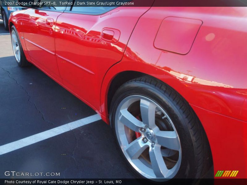 TorRed / Dark Slate Gray/Light Graystone 2007 Dodge Charger SRT-8