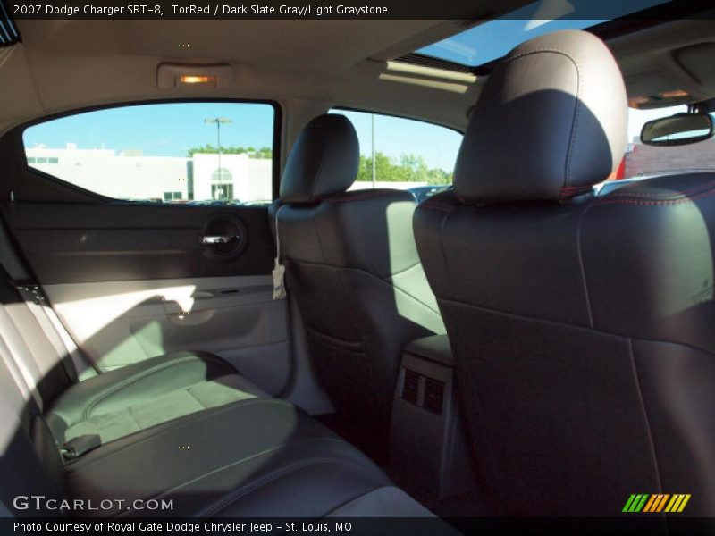 TorRed / Dark Slate Gray/Light Graystone 2007 Dodge Charger SRT-8