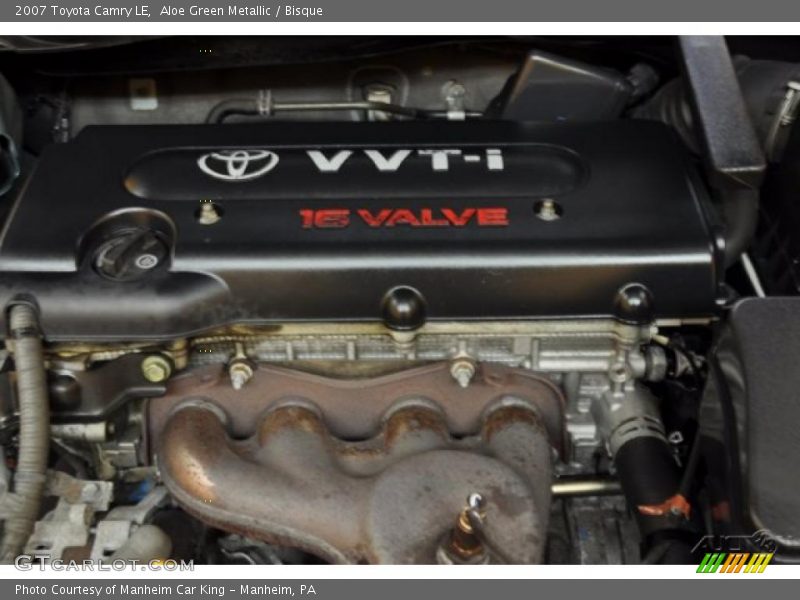 Aloe Green Metallic / Bisque 2007 Toyota Camry LE