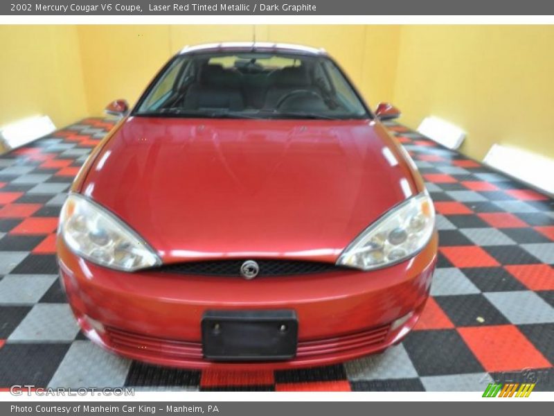 Laser Red Tinted Metallic / Dark Graphite 2002 Mercury Cougar V6 Coupe