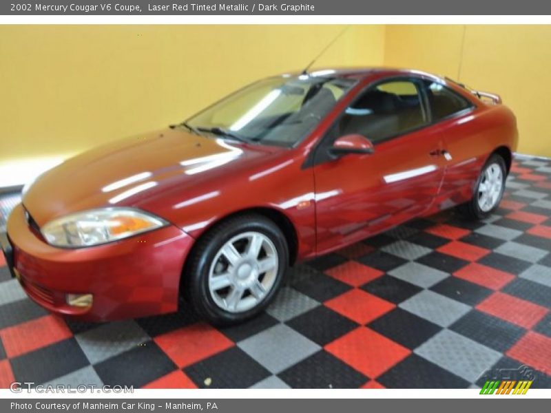Laser Red Tinted Metallic / Dark Graphite 2002 Mercury Cougar V6 Coupe