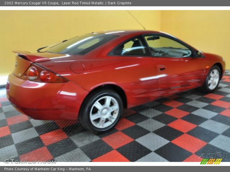 Laser Red Tinted Metallic / Dark Graphite 2002 Mercury Cougar V6 Coupe