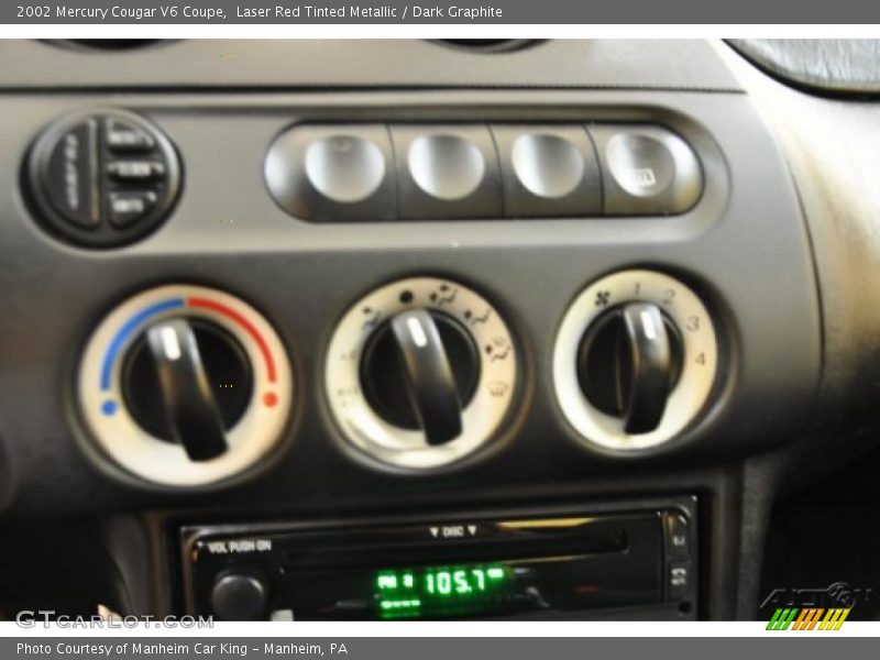 Laser Red Tinted Metallic / Dark Graphite 2002 Mercury Cougar V6 Coupe