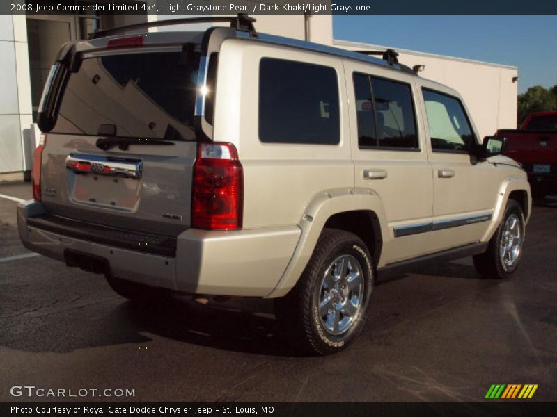 Light Graystone Pearl / Dark Khaki/Light Graystone 2008 Jeep Commander Limited 4x4