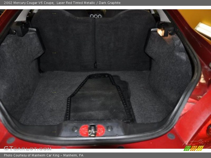Laser Red Tinted Metallic / Dark Graphite 2002 Mercury Cougar V6 Coupe