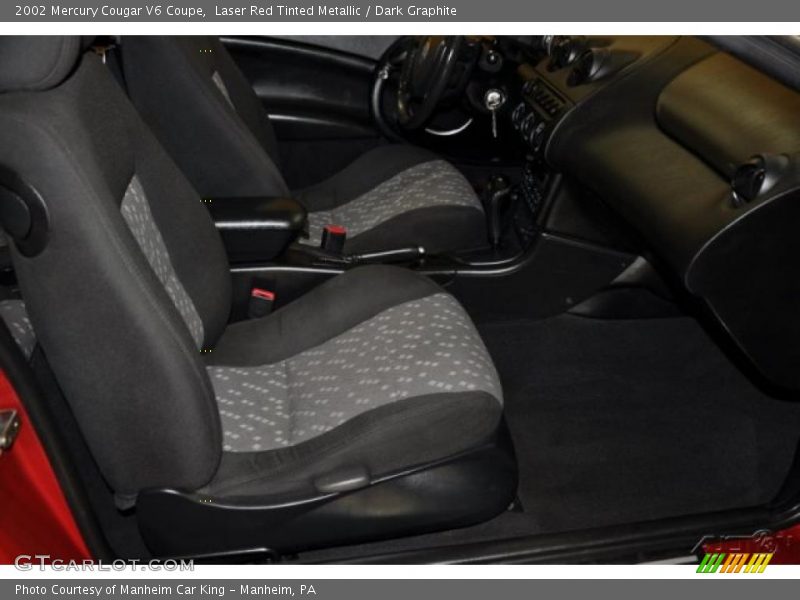 Laser Red Tinted Metallic / Dark Graphite 2002 Mercury Cougar V6 Coupe