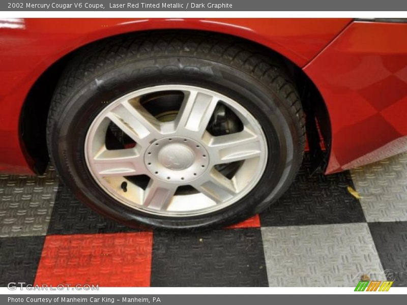 Laser Red Tinted Metallic / Dark Graphite 2002 Mercury Cougar V6 Coupe
