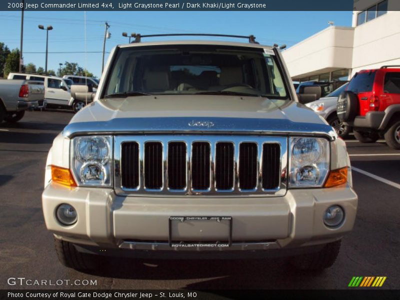 Light Graystone Pearl / Dark Khaki/Light Graystone 2008 Jeep Commander Limited 4x4