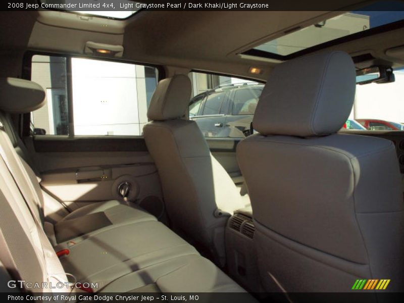 Light Graystone Pearl / Dark Khaki/Light Graystone 2008 Jeep Commander Limited 4x4