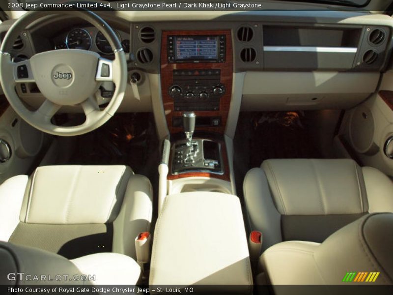 Light Graystone Pearl / Dark Khaki/Light Graystone 2008 Jeep Commander Limited 4x4