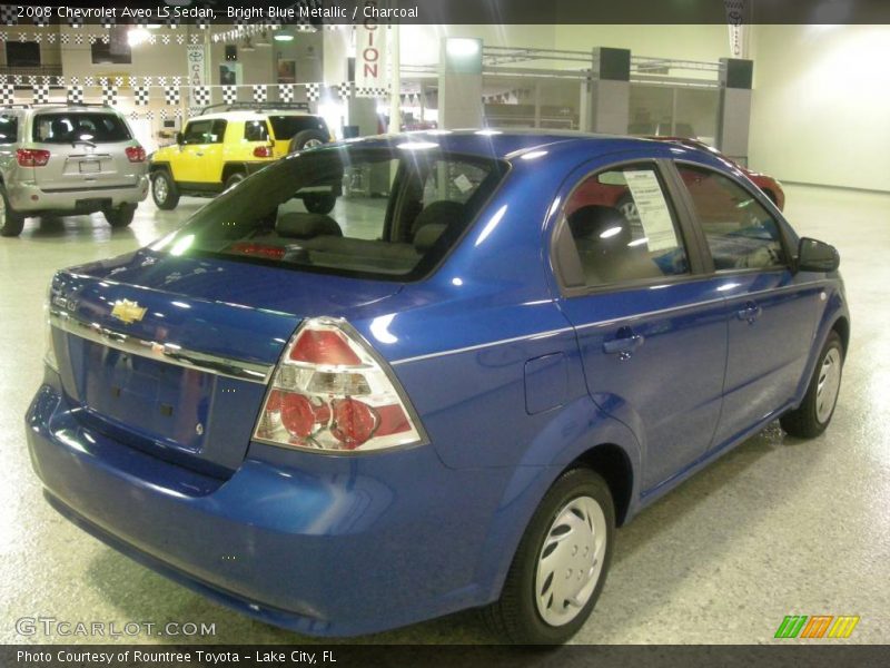 Bright Blue Metallic / Charcoal 2008 Chevrolet Aveo LS Sedan