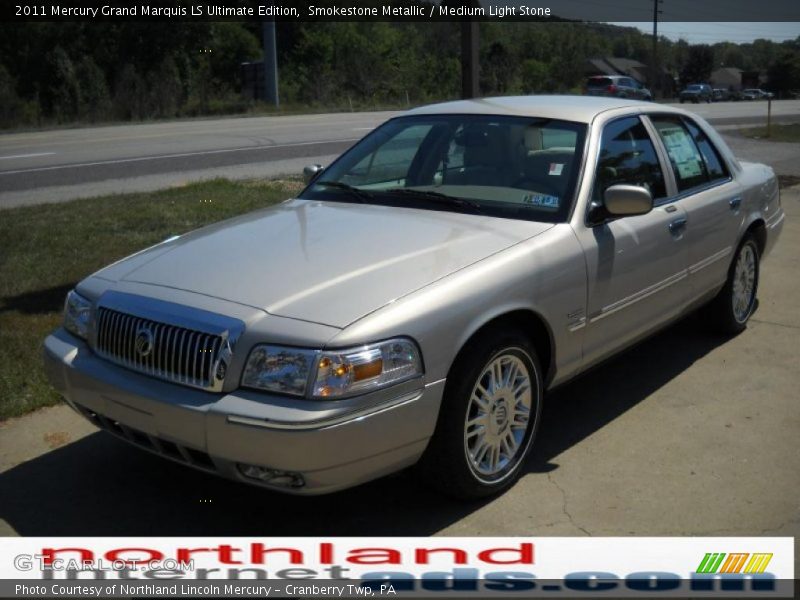 Smokestone Metallic / Medium Light Stone 2011 Mercury Grand Marquis LS Ultimate Edition