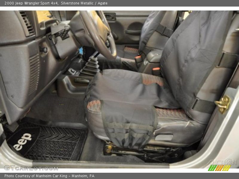 Silverstone Metallic / Agate 2000 Jeep Wrangler Sport 4x4