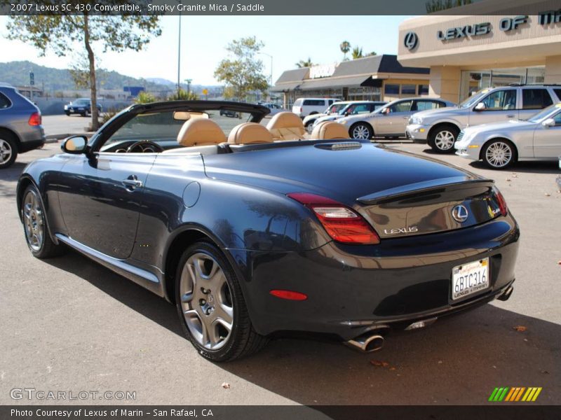 Smoky Granite Mica / Saddle 2007 Lexus SC 430 Convertible