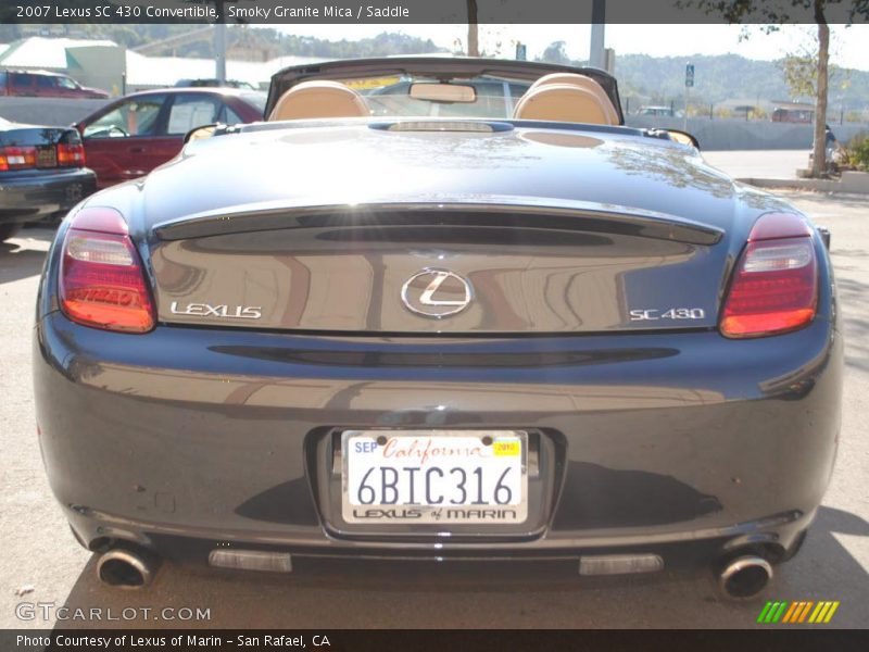 Smoky Granite Mica / Saddle 2007 Lexus SC 430 Convertible
