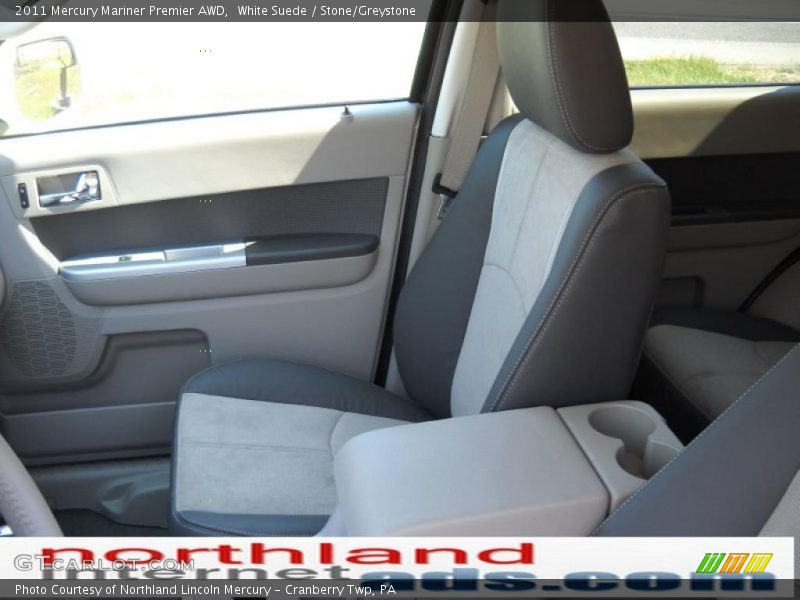 White Suede / Stone/Greystone 2011 Mercury Mariner Premier AWD