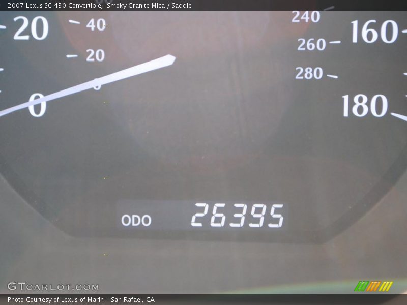 Smoky Granite Mica / Saddle 2007 Lexus SC 430 Convertible