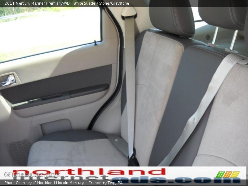 White Suede / Stone/Greystone 2011 Mercury Mariner Premier AWD