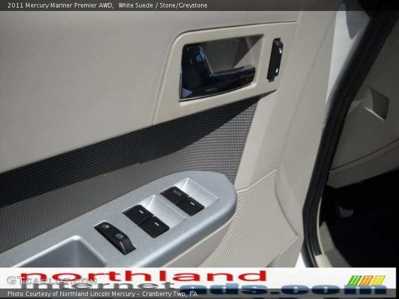 White Suede / Stone/Greystone 2011 Mercury Mariner Premier AWD