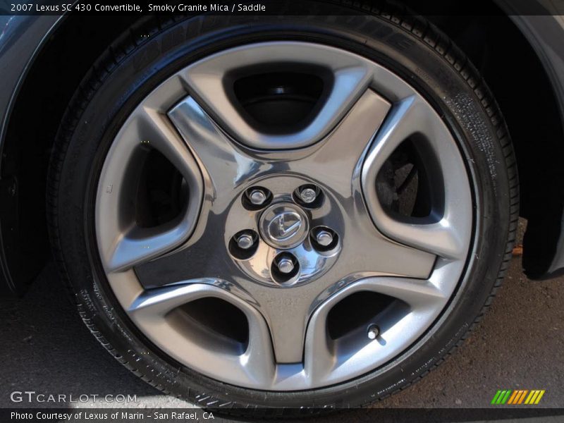 Smoky Granite Mica / Saddle 2007 Lexus SC 430 Convertible