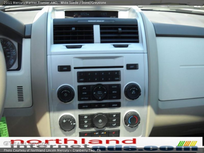 White Suede / Stone/Greystone 2011 Mercury Mariner Premier AWD